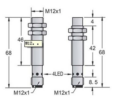 Corrosion-Resistant M12 Proximity Sensor with PTFE Materials