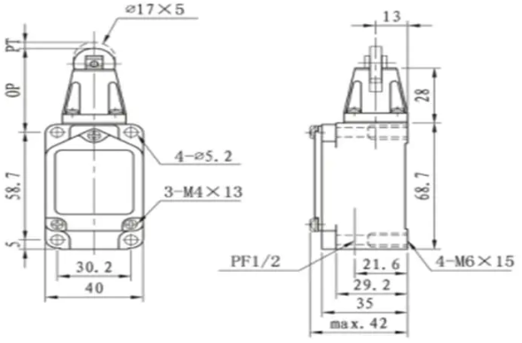 High temperature limit switch XWKC