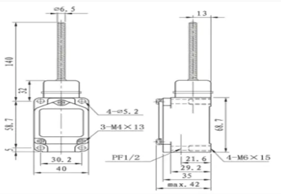 High temperature limit switch XWKG