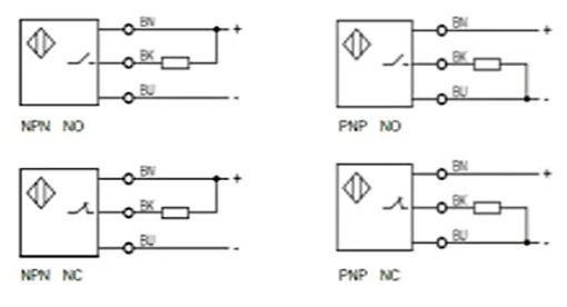 M12 Laser photoelectric sensor diffuse type