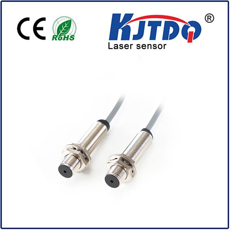 M12 Laser photoelectric sensor through beam type