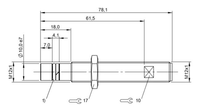 M12 high pressure proximity sensor shielded PNP NPN NO NC NO+NC connector Stainless steel