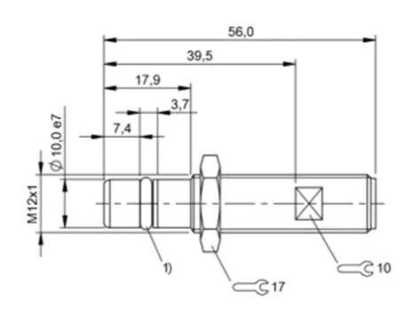 M12 high pressure proximity sensor shielded PNP NPN with M12 connector