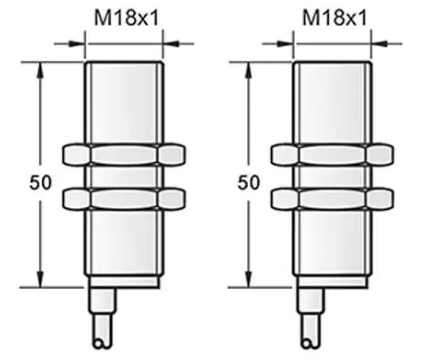 M18 Laser photoelectric sensor through beam type
