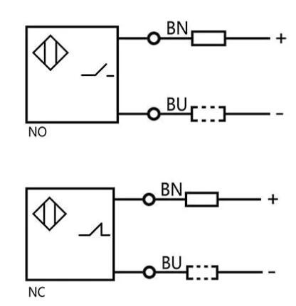 M30 inductive proximity sensor shielded AC NO NC long distance