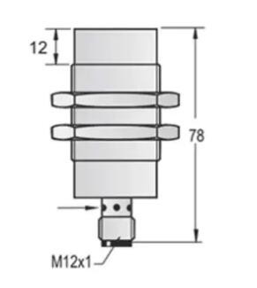 M30 low temperature inductive proximity sensor unshielded AC NO NC connector