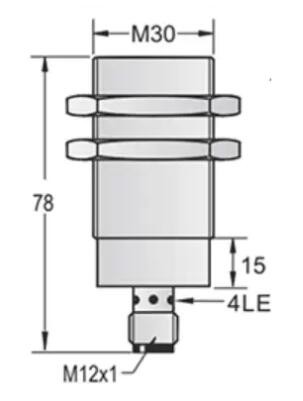 M30 low temperature proximity sensor shielded NO NC connector IP67