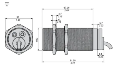 M30 speed switch AC/DC SN 10MM 2 wire