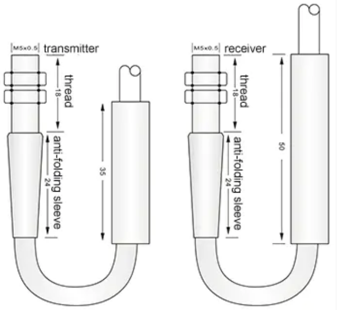 M4 Laser photoelectric sensor through beam type