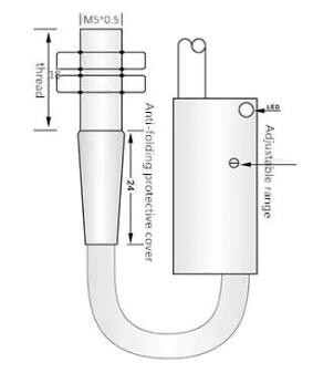 M5 Laser photoelectric sensor diffuse type