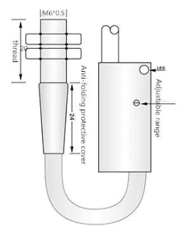 M6 Laser photoelectric sensor diffuse type