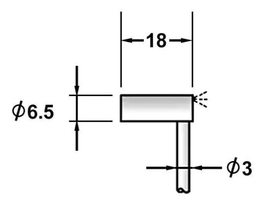 M6.5 ultra small inductive proximity sensor unshielded PNP NPN NO NC L type