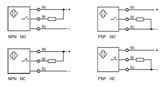 M8 Laser photoelectric sensor diffuse type