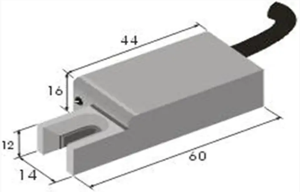 Yarn capacitive sensor DU3B NPN PNP NC for textile