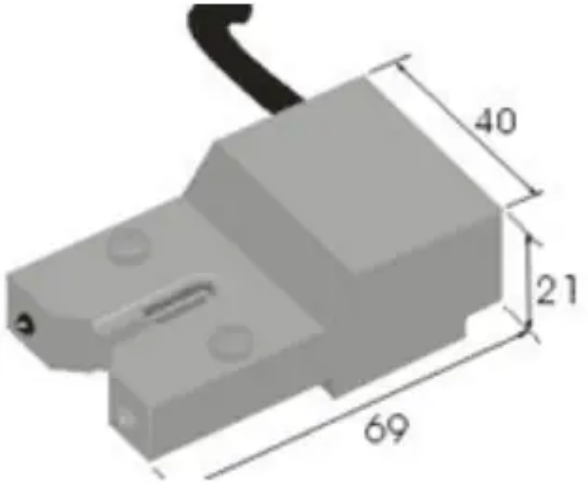 Yarn capacitive sensor DU3C NPN PNP NC for textile