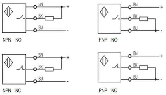 Yarn optical sensor DU30 NPN PNP NC for textile